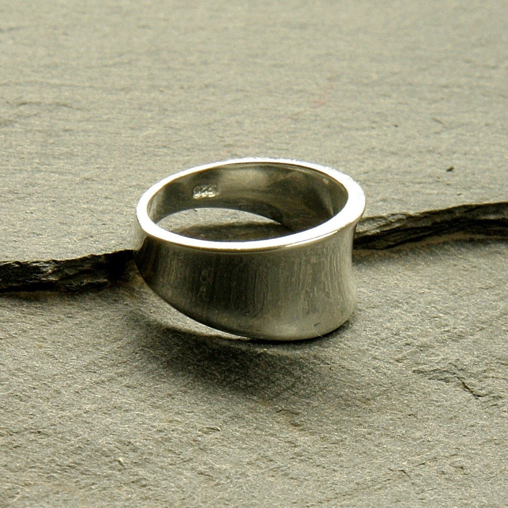Sterling Silver Scoped Ring
